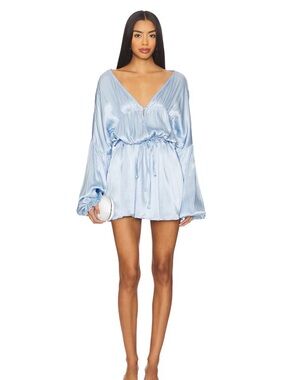 SNDYS Bali Mini Dress in Blue